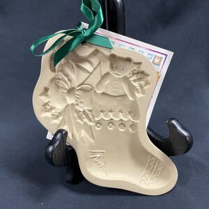 Brown Bag Cookie Art Christmas Stocking Mold NWT